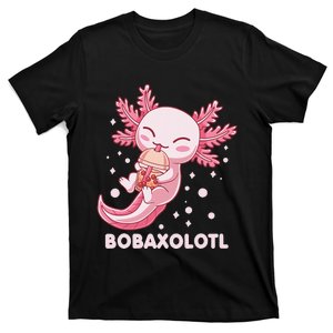 Funny Bobaxolotl Boba Tea Bubble Milk Kawaii Axolotl Anime T-Shirt