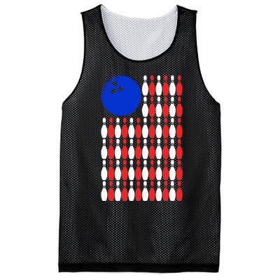 Funny Bowling Bowling Alley Gift Idea Retro Bowler Mesh Reversible Basketball Jersey Tank