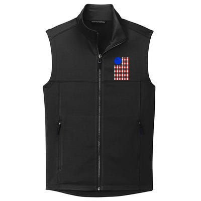 Funny Bowling Bowling Alley Gift Idea Retro Bowler Collective Smooth Fleece Vest