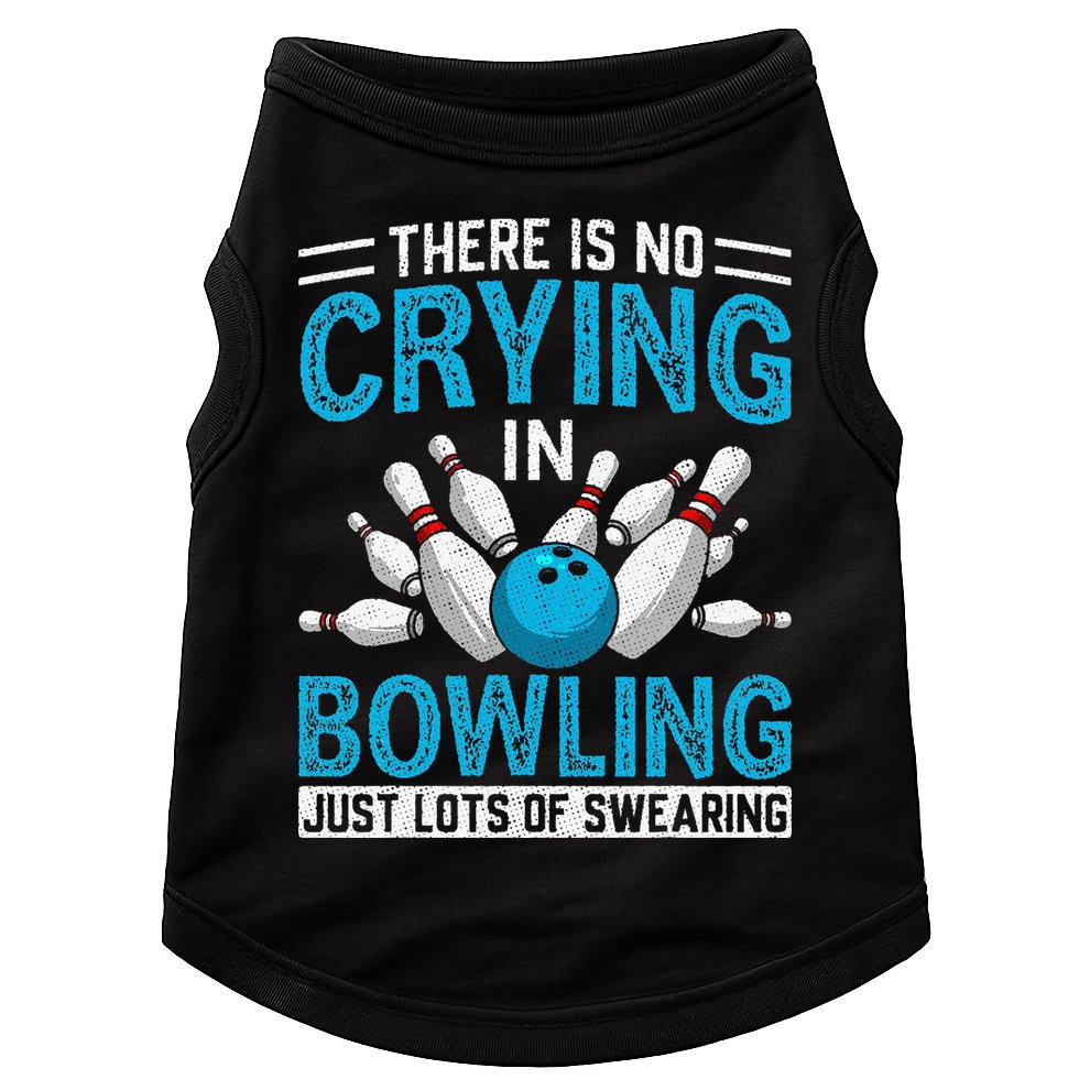 Funny Bowling Bowlers And Bowling Fan Doggie Tank