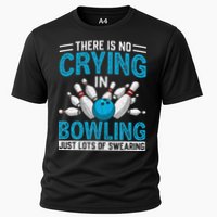 Funny Bowling Bowlers And Bowling Fan Cooling Performance Crew T-Shirt