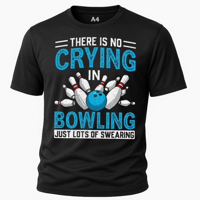 Funny Bowling Bowlers And Bowling Fan Cooling Performance Crew T-Shirt