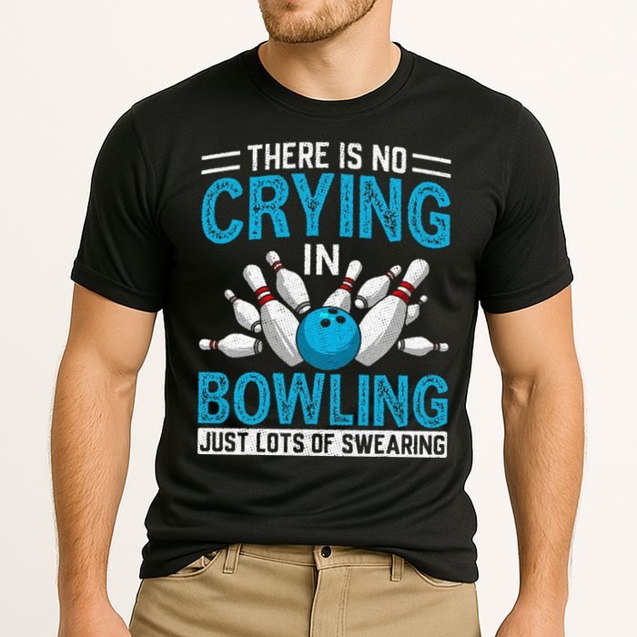 Funny Bowling Bowlers And Bowling Fan Cooling Performance Crew T-Shirt