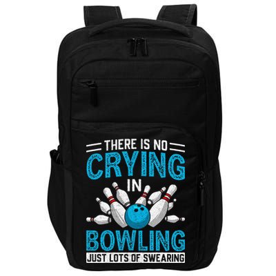 Funny Bowling Bowlers And Bowling Fan Impact Tech Backpack