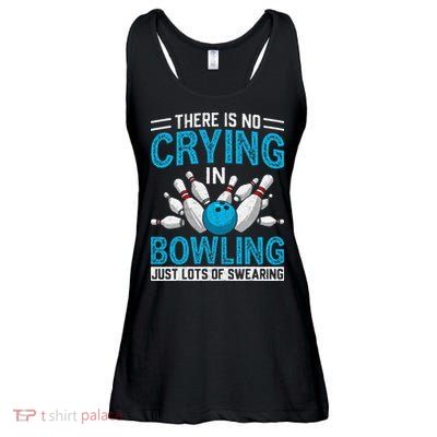 Funny Bowling Bowlers And Bowling Fan Ladies Essential Flowy Tank