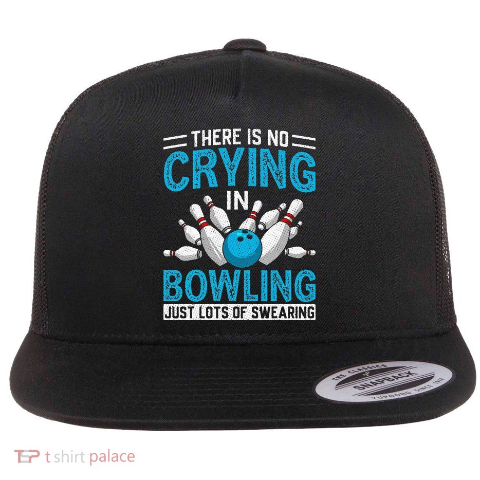 Funny Bowling Bowlers And Bowling Fan Flatbill Hat