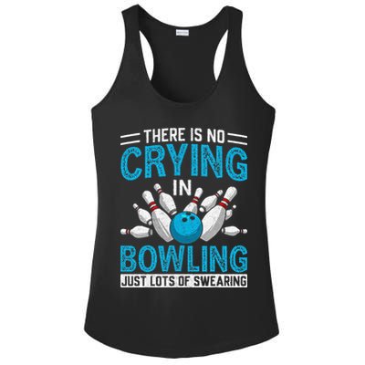 Funny Bowling Bowlers And Bowling Fan Ladies PosiCharge Competitor Racerback Tank