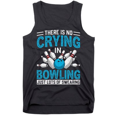 Funny Bowling Bowlers And Bowling Fan Tank Top