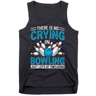 Funny Bowling Bowlers And Bowling Fan Tank Top