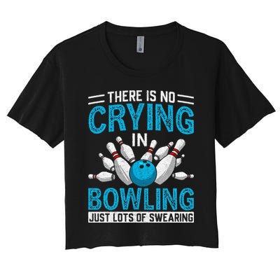 Funny Bowling Bowlers And Bowling Fan Crop Top