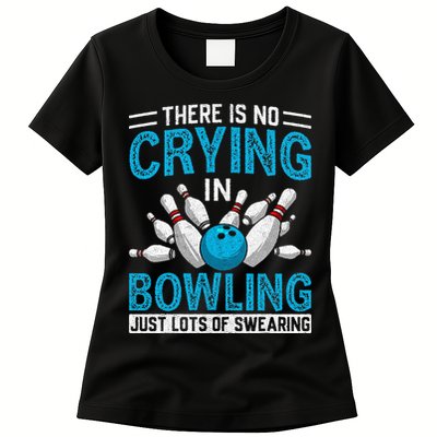 Funny Bowling Bowlers And Bowling Fan Womens T-Shirt