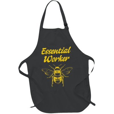 Funny Beekeeping Beekeeper Honey Bees Environmental Full-Length Apron With Pockets