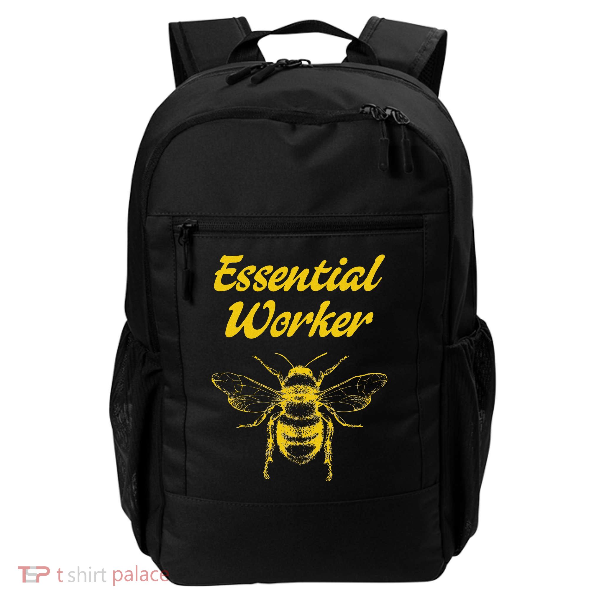 Funny Beekeeping Beekeeper Honey Bees Environmental Daily Commute Backpack