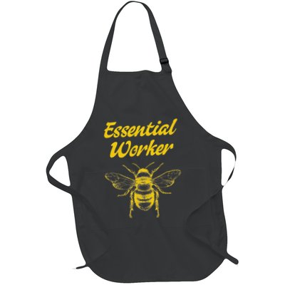 Funny Beekeeping Beekeeper Honey Bees Environmental Full-Length Apron With Pockets