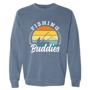 Fishing Buddies Buddy Fisher Fisherman Garment-Dyed Sweatshirt