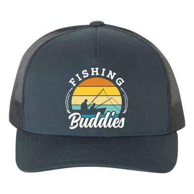 Fishing Buddies Buddy Fisher Fisherman Yupoong Adult 5-Panel Trucker Hat