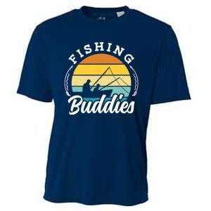 Fishing Buddies Buddy Fisher Fisherman Cooling Performance Crew T-Shirt