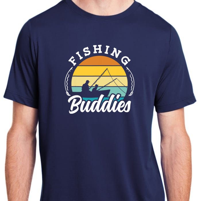 Fishing Buddies Buddy Fisher Fisherman Adult ChromaSoft Performance T-Shirt