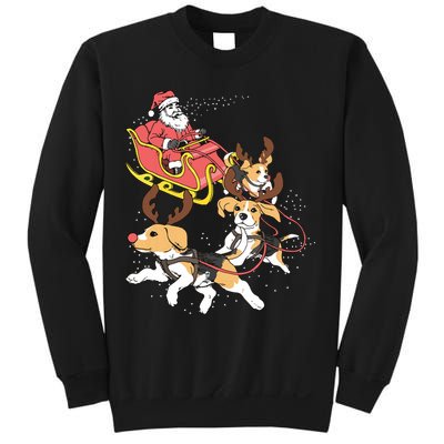 Funny Beagle Christmas Tee For Cute Dog Lovers Sweatshirt