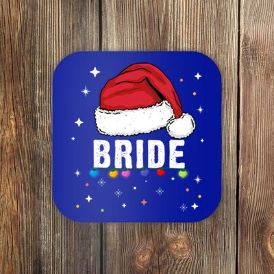 Funny Bride Christmas Holiday Family Bride Favorite Bride Cute Gift Coaster