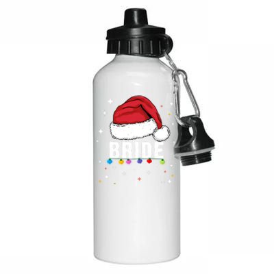 Funny Bride Christmas Holiday Family Bride Favorite Bride Cute Gift Aluminum Water Bottle