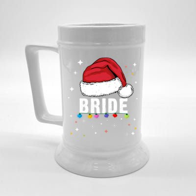 Funny Bride Christmas Holiday Family Bride Favorite Bride Cute Gift Beer Stein