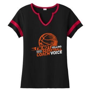 Funny Basketball Coach Gift Hoops Coaching Gift Ladies Halftime Notch Neck Tee