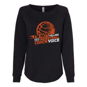 Funny Basketball Coach Gift Hoops Coaching Gift Womens California Wash Sweatshirt