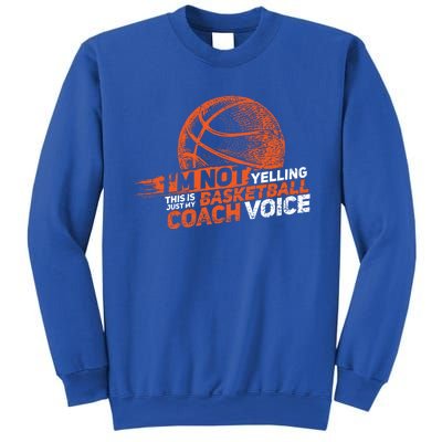 Funny Basketball Coach Gift Hoops Coaching Gift Sweatshirt