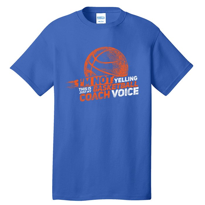 Funny Basketball Coach Gift Hoops Coaching Gift Tall T-Shirt