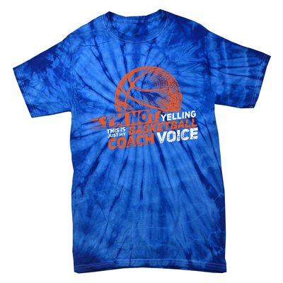 Funny Basketball Coach Gift Hoops Coaching Gift Tie-Dye T-Shirt