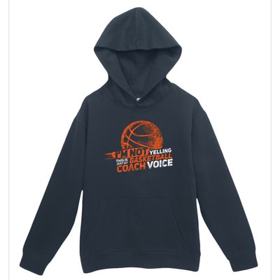 Funny Basketball Coach Gift Hoops Coaching Gift Urban Pullover Hoodie