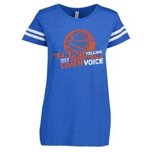 Funny Basketball Coach Gift Hoops Coaching Gift Enza Ladies Jersey Football T-Shirt