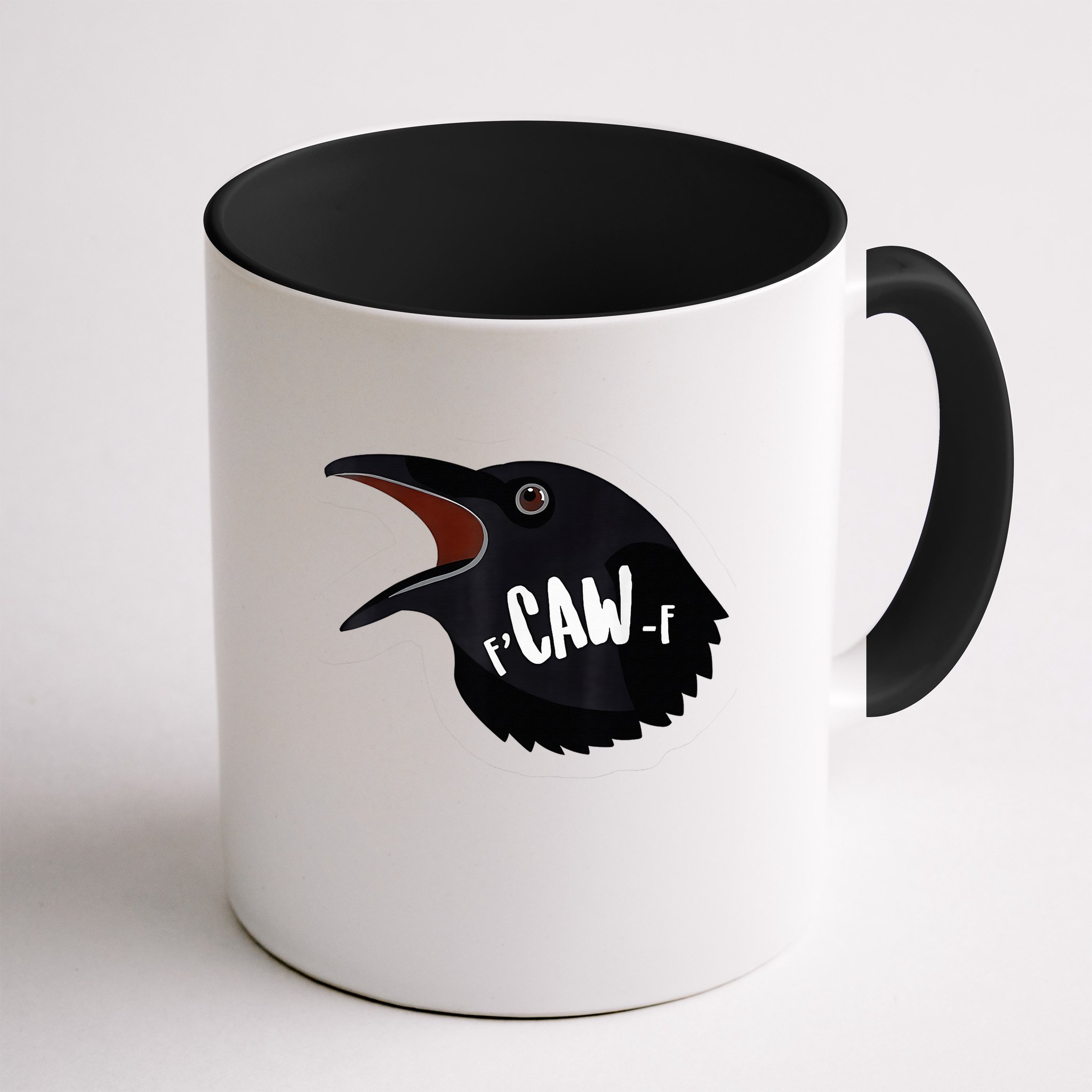 F-Caw-F Black Crow Mug