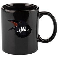 F-Caw-F Black Crow 11oz C Handle Ceramic Mug