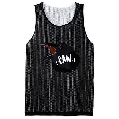 F-Caw-F Black Crow Mesh Reversible Basketball Jersey Tank