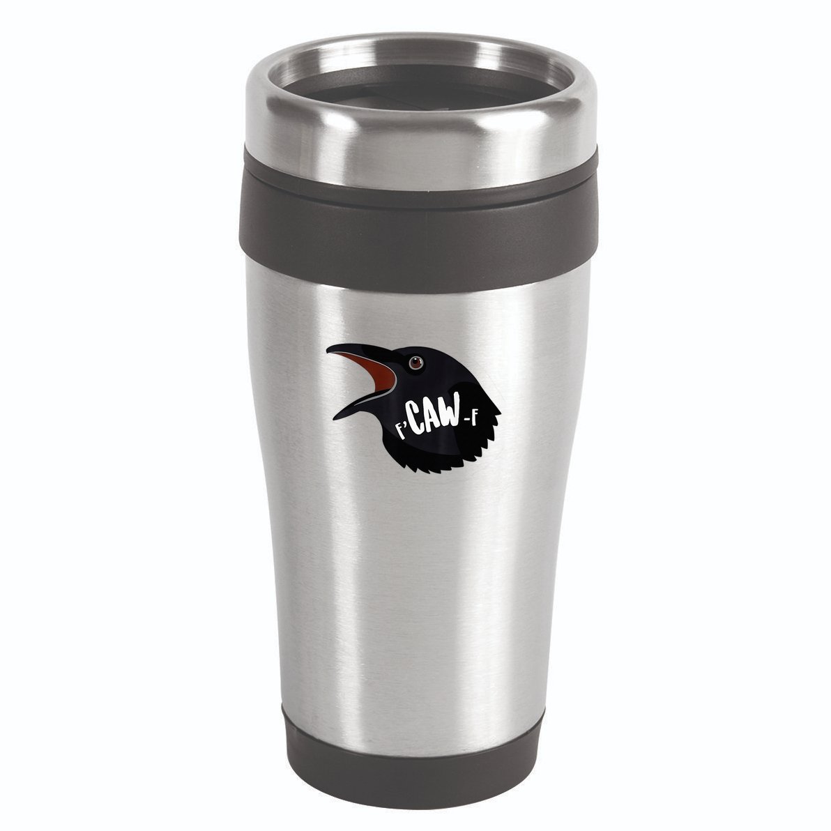 F-Caw-F Black Crow 16oz Travel Tumbler