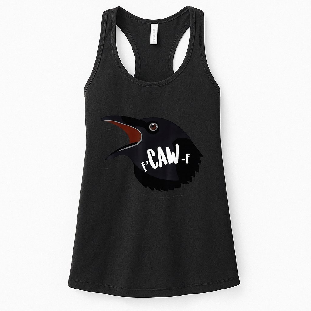 F-Caw-F Black Crow Womens Tank Top