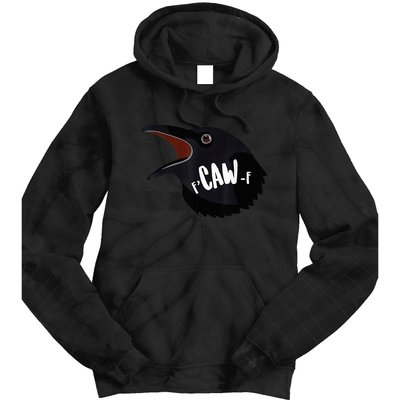 F-Caw-F Black Crow Tie Dye Hoodie