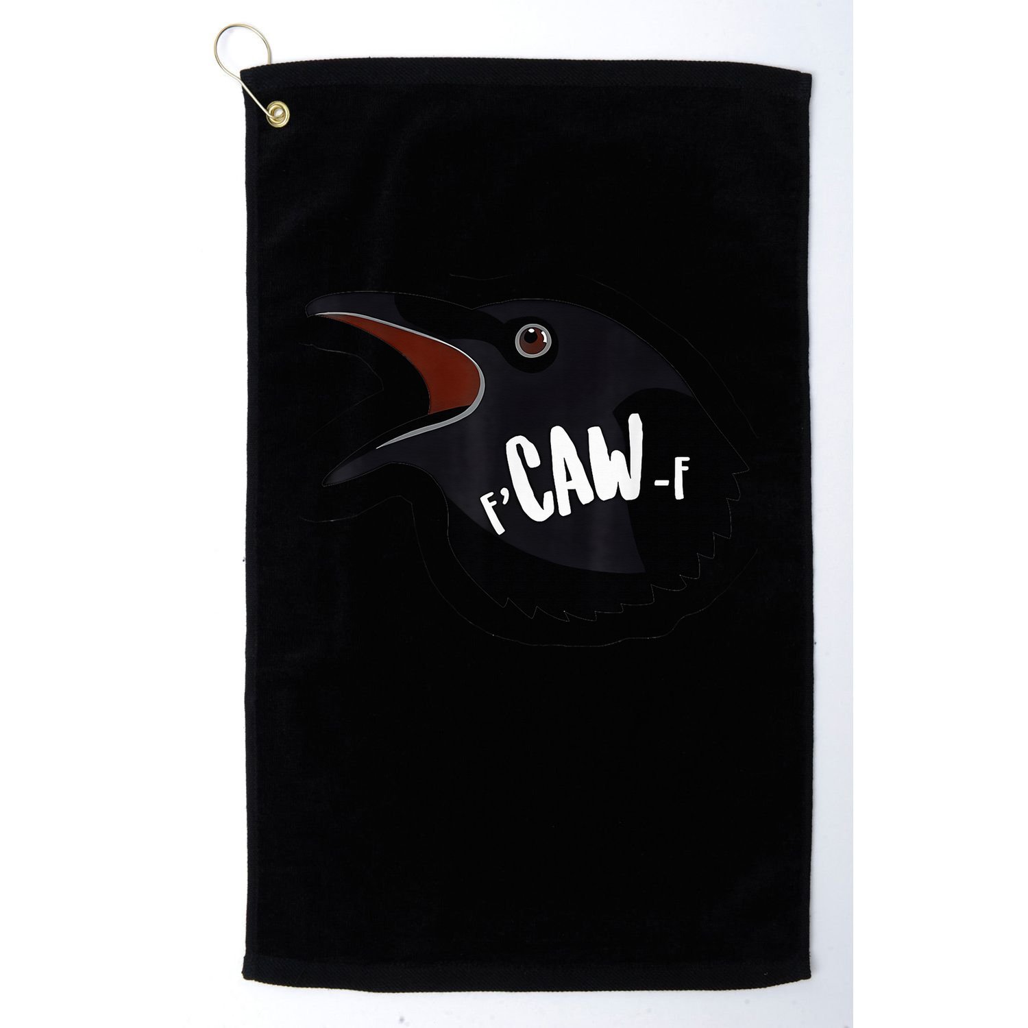 F-Caw-F Black Crow Golf Towel