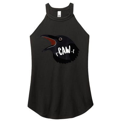 F-Caw-F Black Crow Women's Perfect Tri Rocker Tank