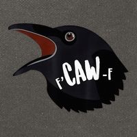 F-Caw-F Black Crow Cotton Canvas Backpack