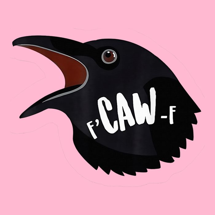 F-Caw-F Black Crow Poster