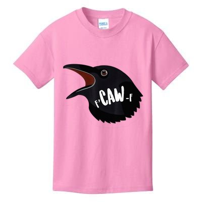 F-Caw-F Black Crow Kids T-Shirt