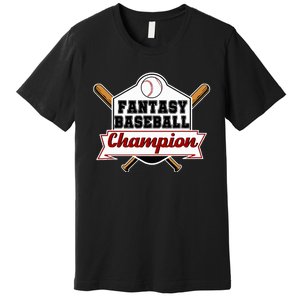 Fantasy Baseball Champion Premium T-Shirt