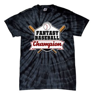 Fantasy Baseball Champion Tie-Dye T-Shirt