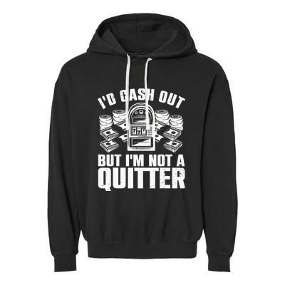 funny Best Casino For Casino Gambling Gamblers Garment-Dyed Fleece Hoodie