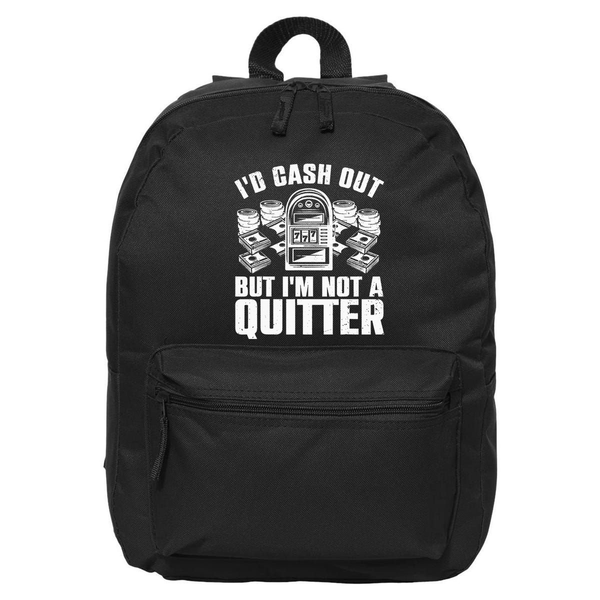 funny Best Casino For Casino Gambling Gamblers 16 in Basic Backpack
