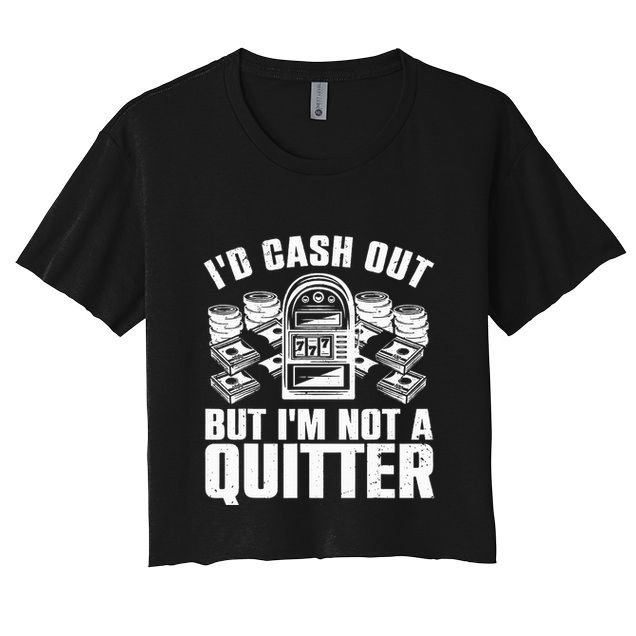 funny Best Casino For Casino Gambling Gamblers Crop Top