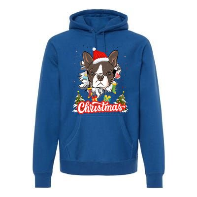 French Bulldog Christmas Idea For And Xmas Frenchie Gift Premium Hoodie